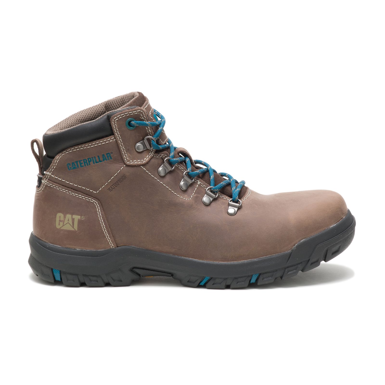 Caterpillar Mae Steel Toe Waterproof - Womens Work Boots - Brown - NZ (254NHEDOC)